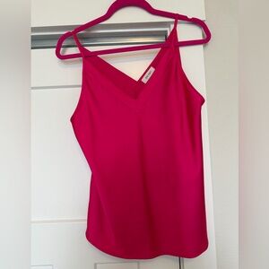 On 34th Satin Lined Pink V-Neck Camisole